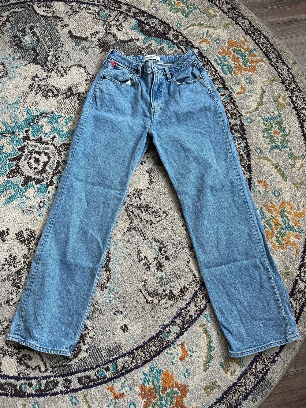 Abercrombie 90s Relaxed High Rise Curve Love 26S